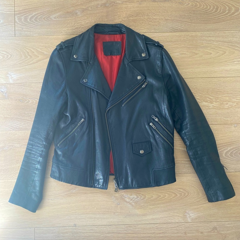 Topman Faux Leather Jacket